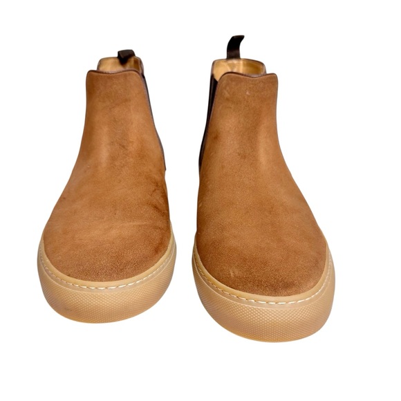 Rider Boot Co Suede Chelsea Boots SZ 12 Chestnut Brown - Picture 5 of 15